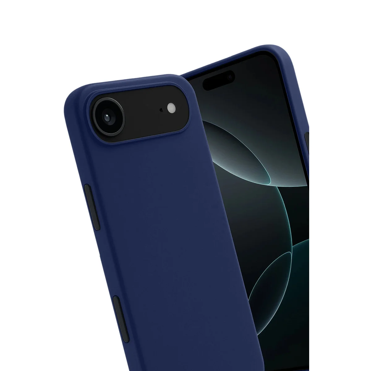iPhone 17 Air First Silikon Kılıf - Lacivert (Minimal Tasarım ve Maksimum Koruma)