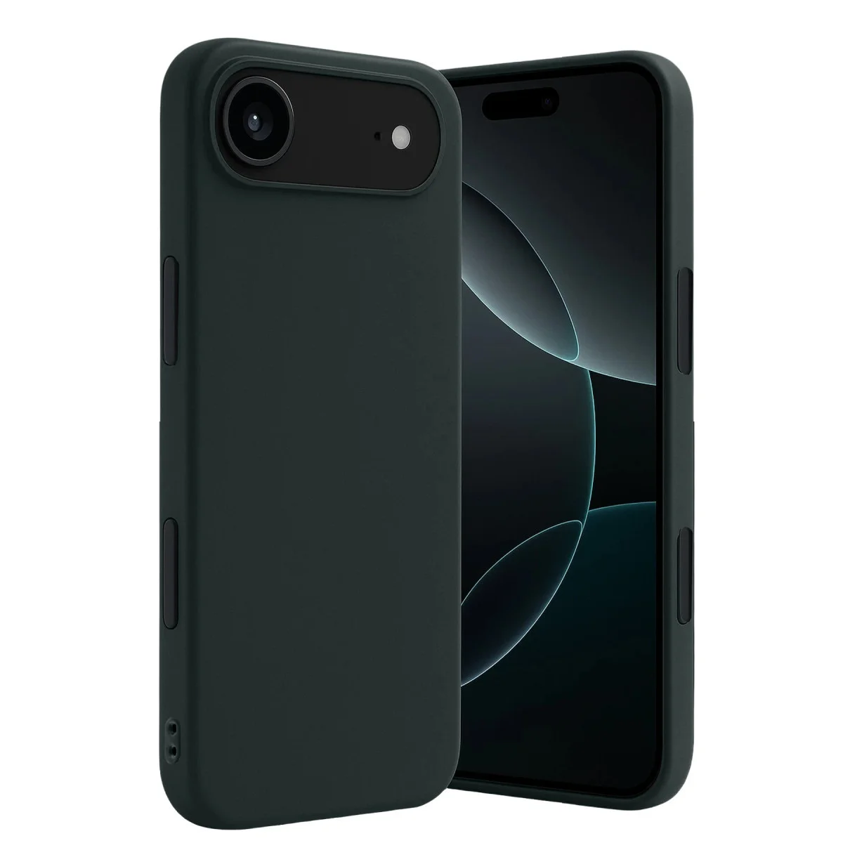iPhone 17 Air First Silikon Kılıf - Koyu Yeşil, İnce ve Şık Koruma
