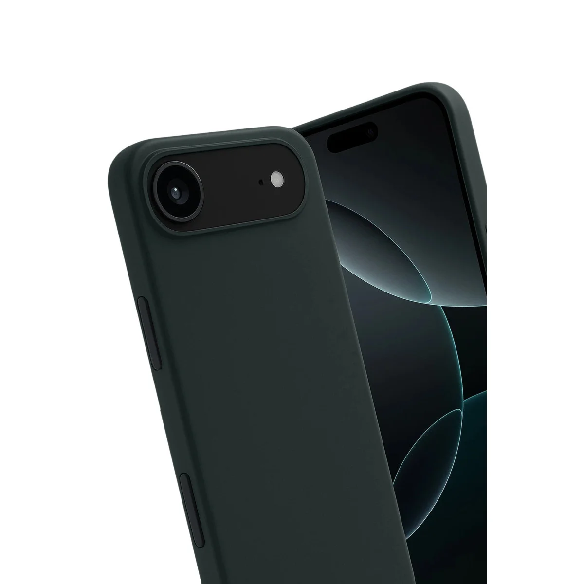 iPhone 17 Air First Silikon Kılıf - Koyu Yeşil, İnce ve Şık Koruma