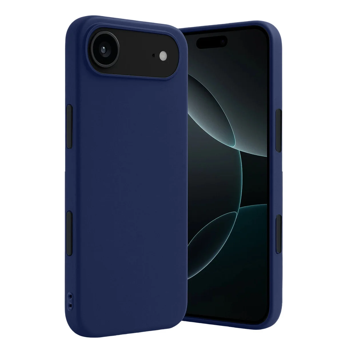 iPhone 17 Air First Silikon Kılıf - Lacivert (Minimal Tasarım ve Maksimum Koruma)