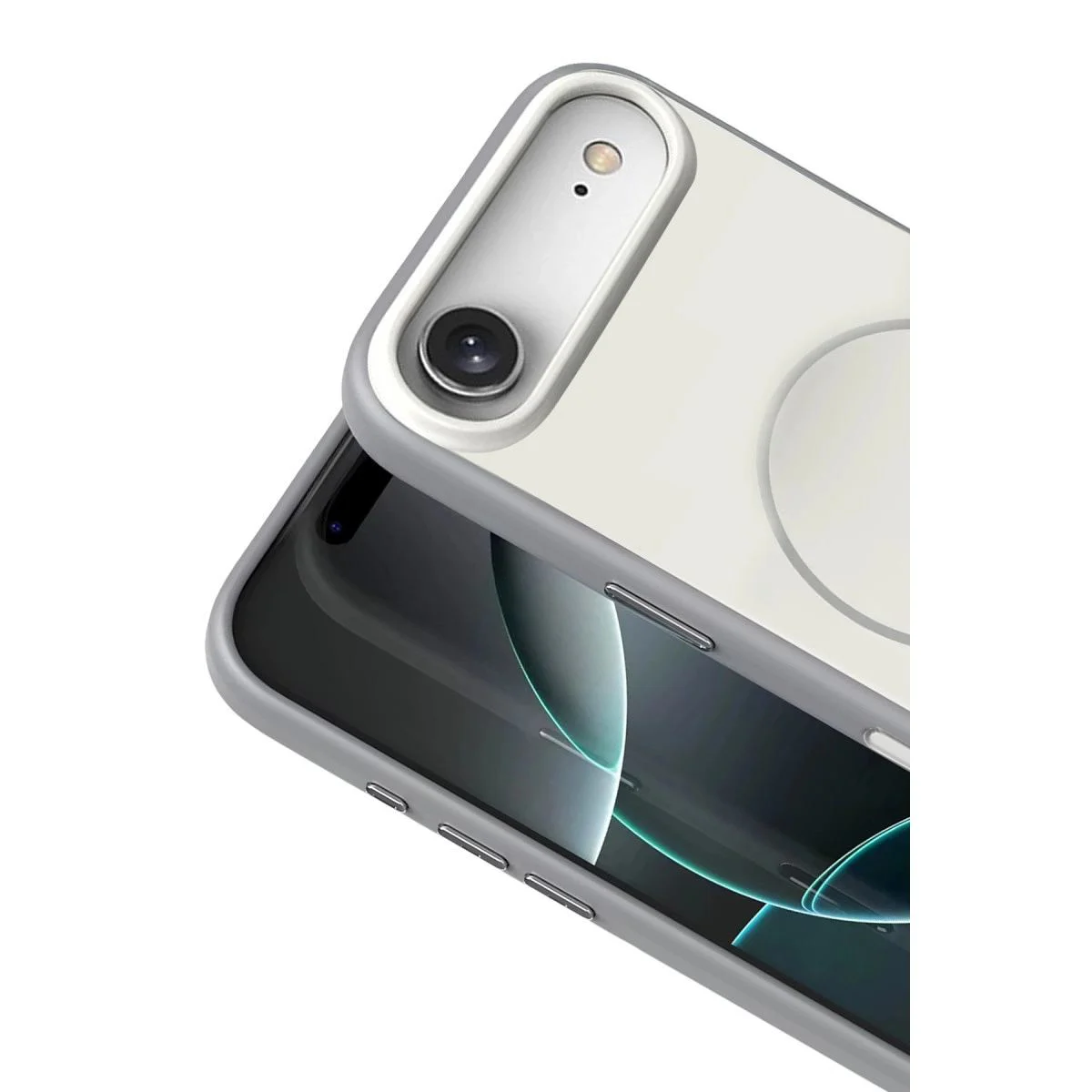 iPhone 17 Air ile Uyumlu Neva MagSafe Kılıf - Gri Fiyatı, Yorumları ve Özellikleri