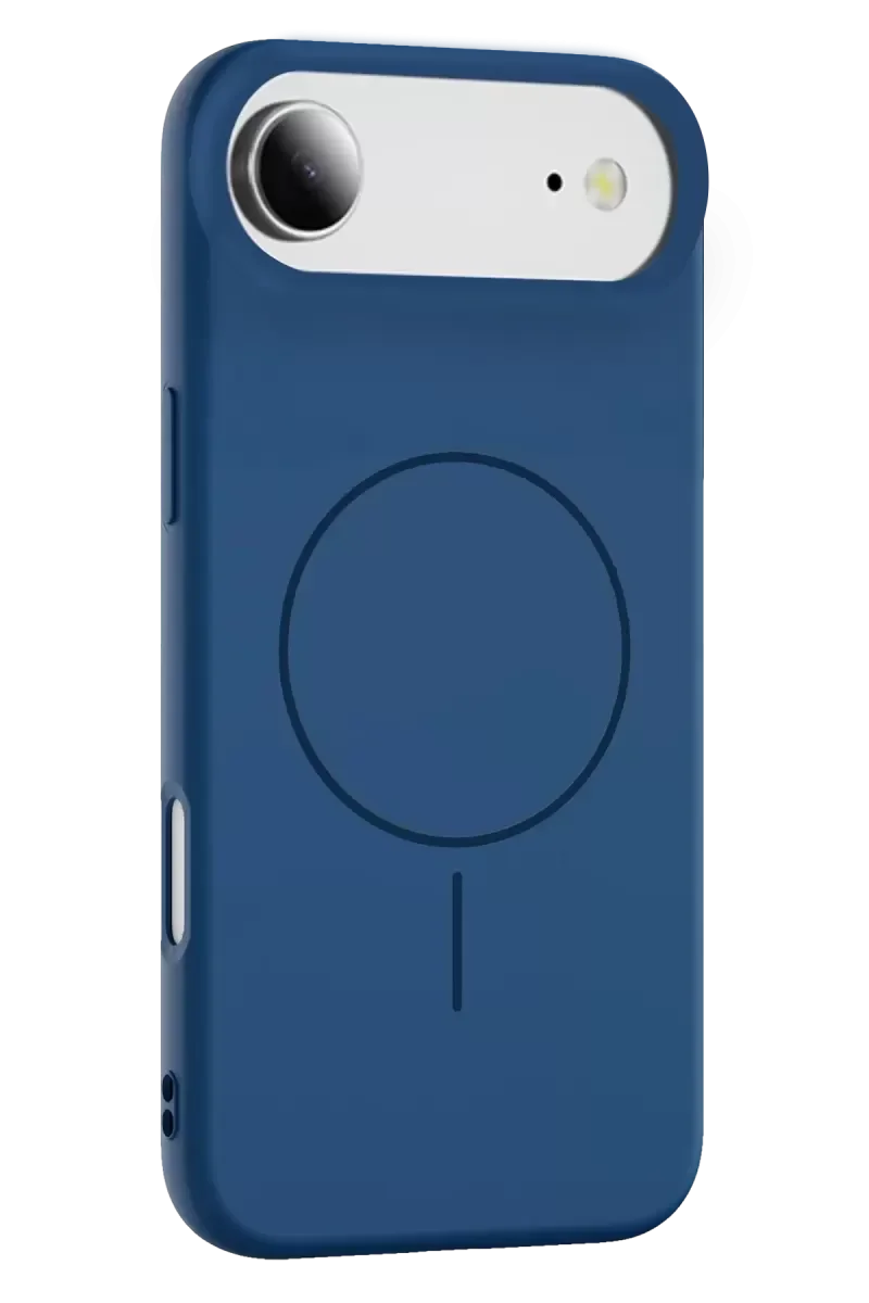 iPhone 17 Air ile Uyumlu Jully MagSafe Kılıf - Lacivert Manyetik Koruma