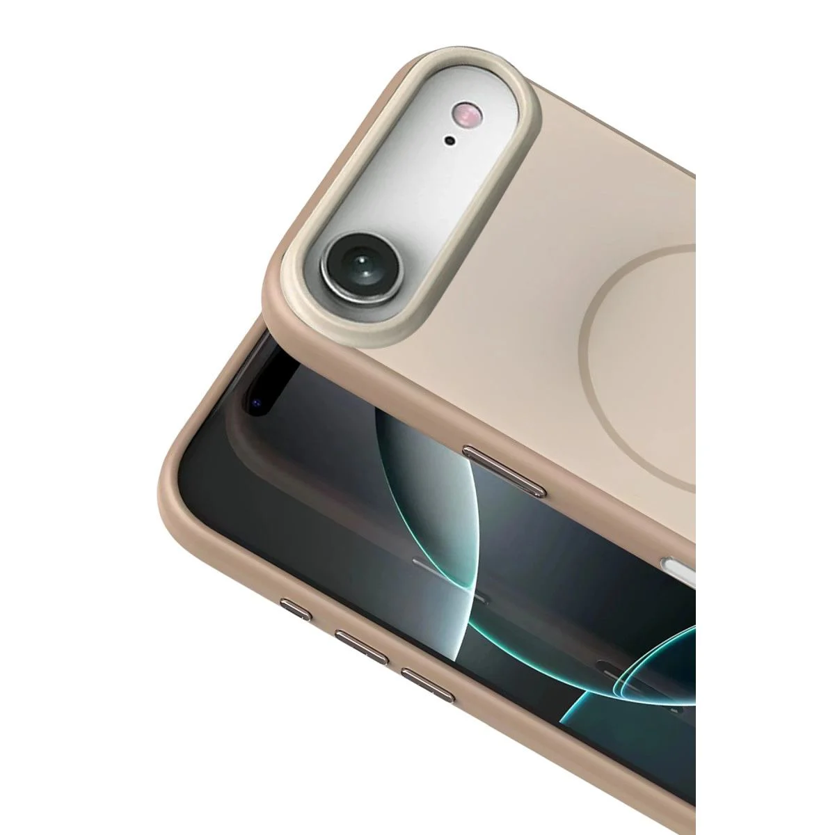 iPhone 17 Air ile Uyumlu Neva MagSafe Kılıf - Gold Fiyatı, Yorumları ve Özellikleri