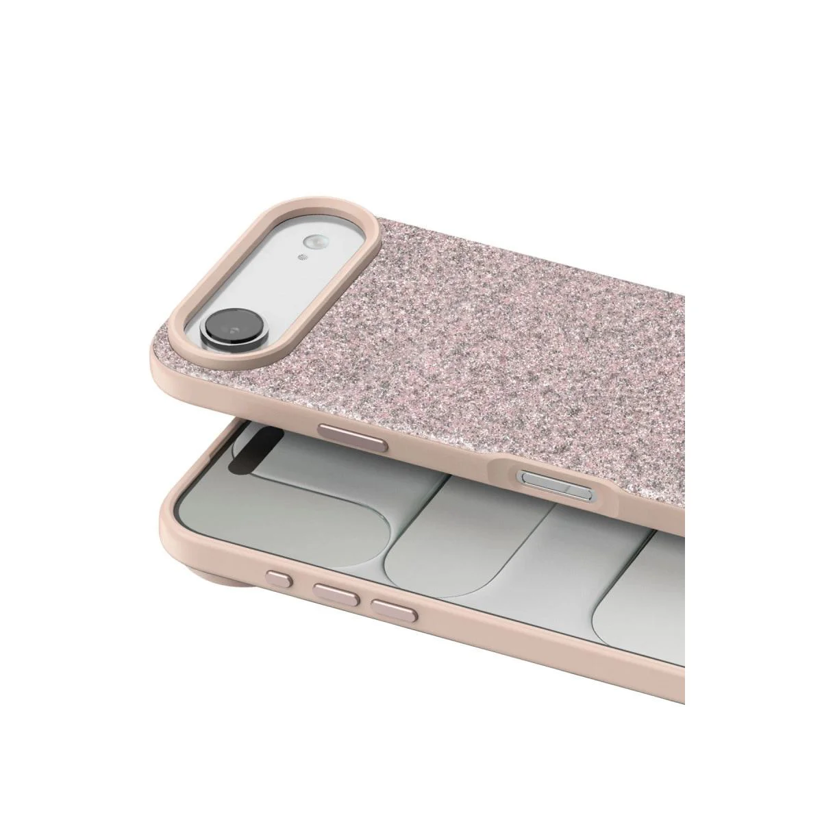 iPhone 17 Air ile Uyumlu Simli Kapak - Pembe Boncuk İşlemeli Şık Telefon Kılıfı Fiyatı, Yorumları ve Özellikleri