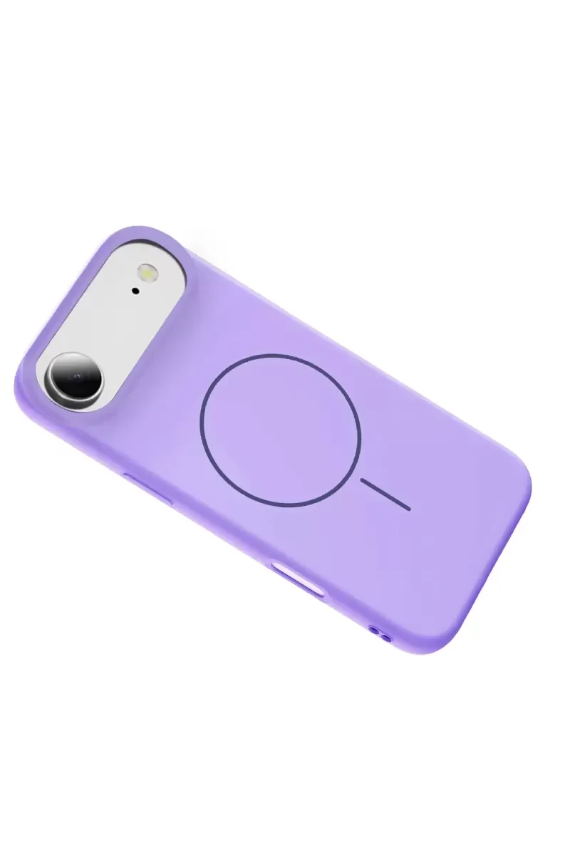 iPhone 17 Air ile Uyumlu Jully MagSafe Kılıf - Lila Renk Şık Koruma