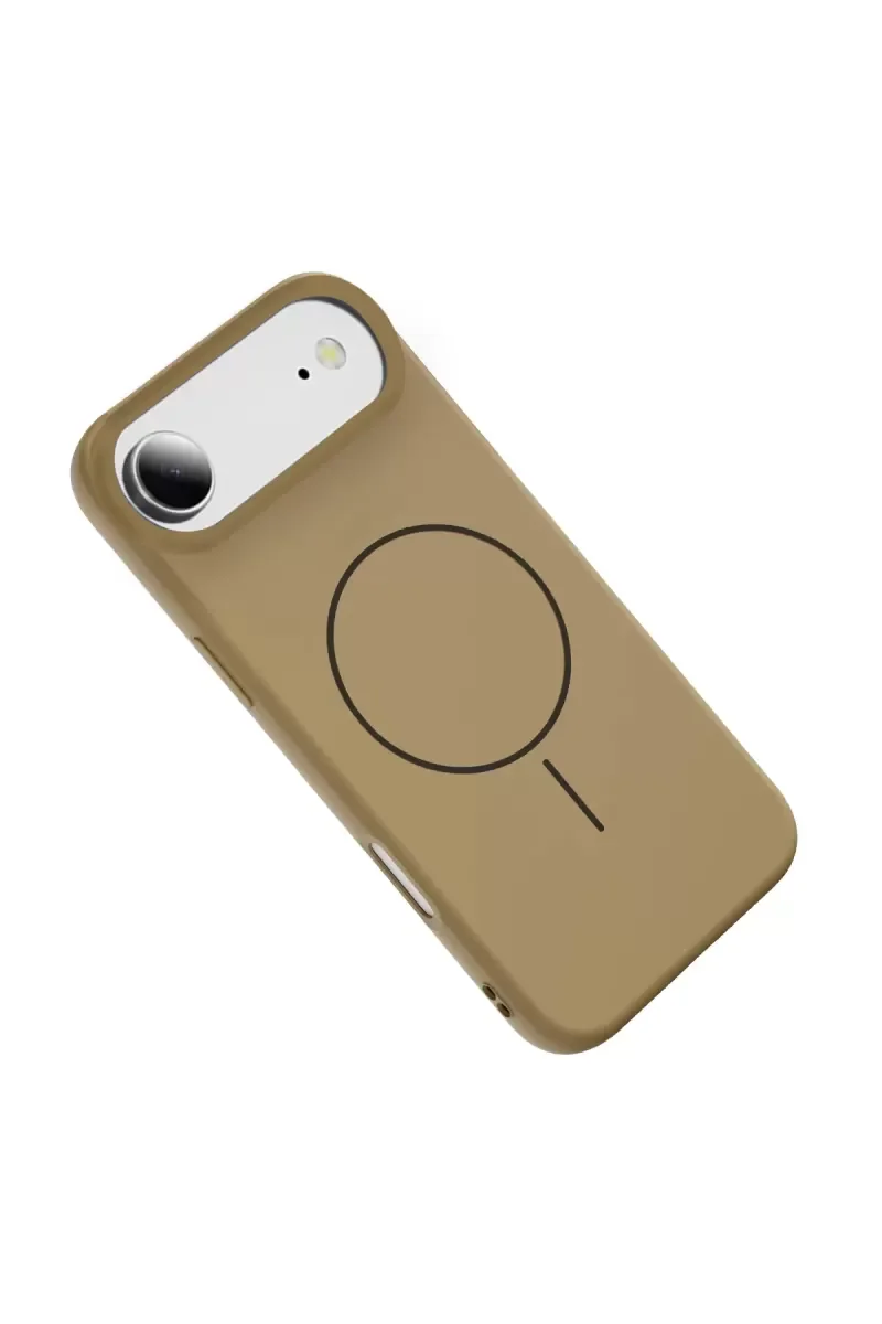iPhone 17 Air ile Uyumlu Jully MagSafe Kılıf - Çöl Titanyum