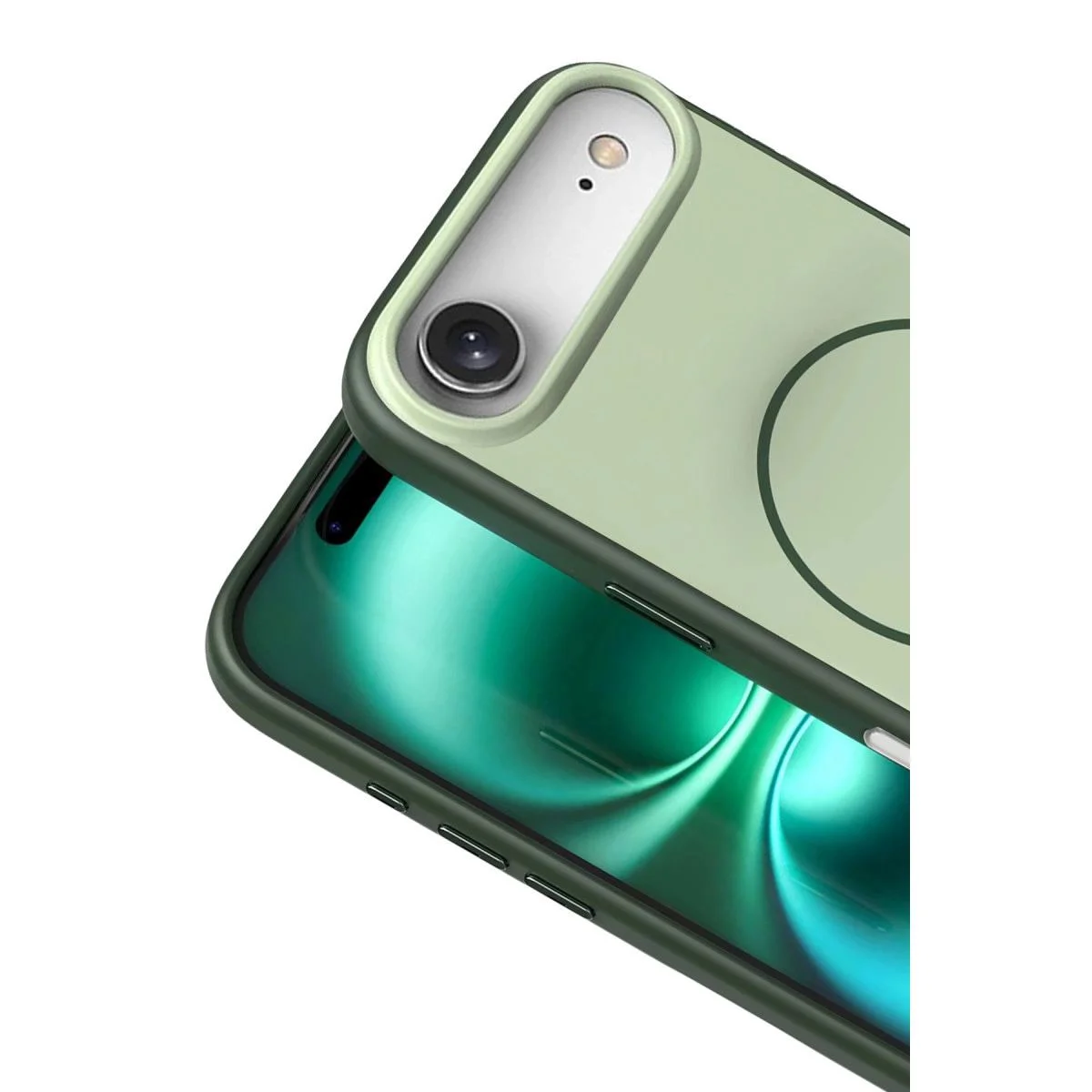 iPhone 17 Air ile Uyumlu Neva MagSafe Kılıf - Koyu Yeşil Fiyatı, Yorumları ve Özellikleri