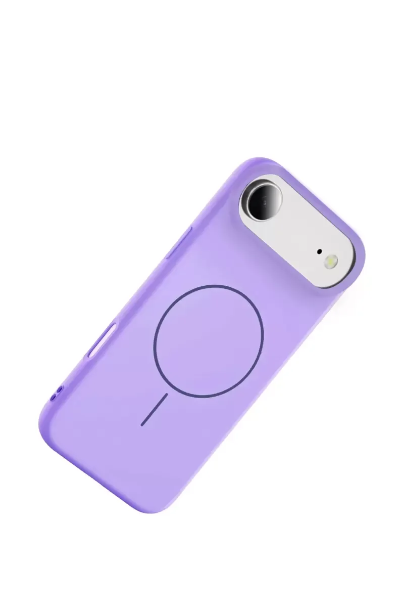 iPhone 17 Air ile Uyumlu Jully MagSafe Kılıf - Lila Renk Şık Koruma