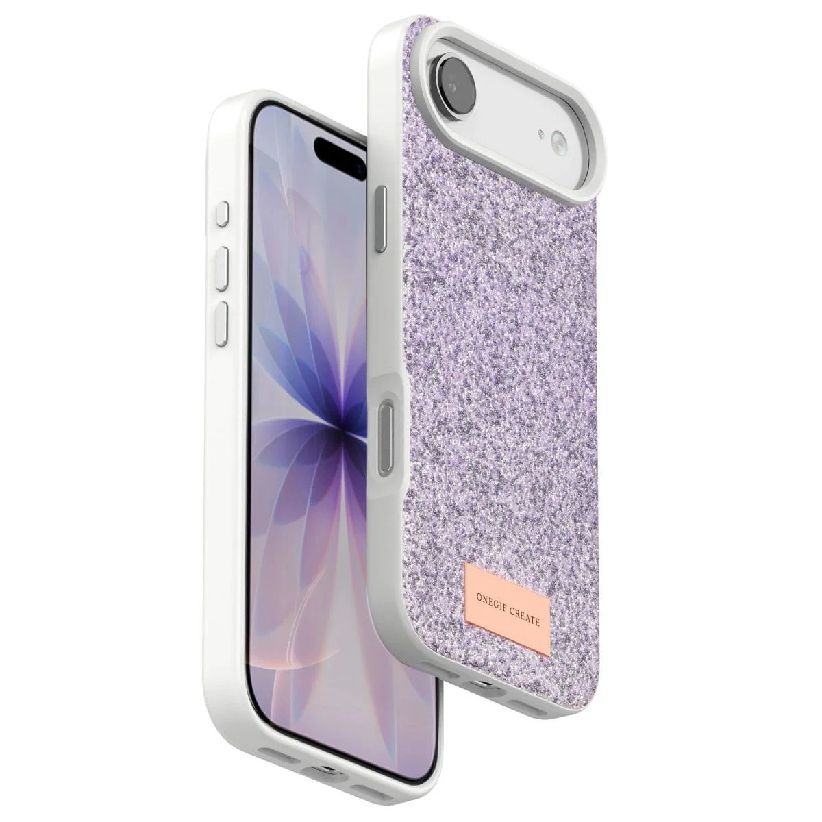 iPhone 17 Air ile Uyumlu Parlak Simli Kapak - Lila Boncuk İşlemeli Fiyatı, Yorumları ve Özellikleri