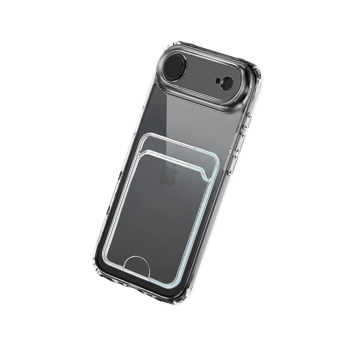 iPhone 17 Air Kart Şeffaf Silikon Kılıf - Şeffaf & Premium Koruma