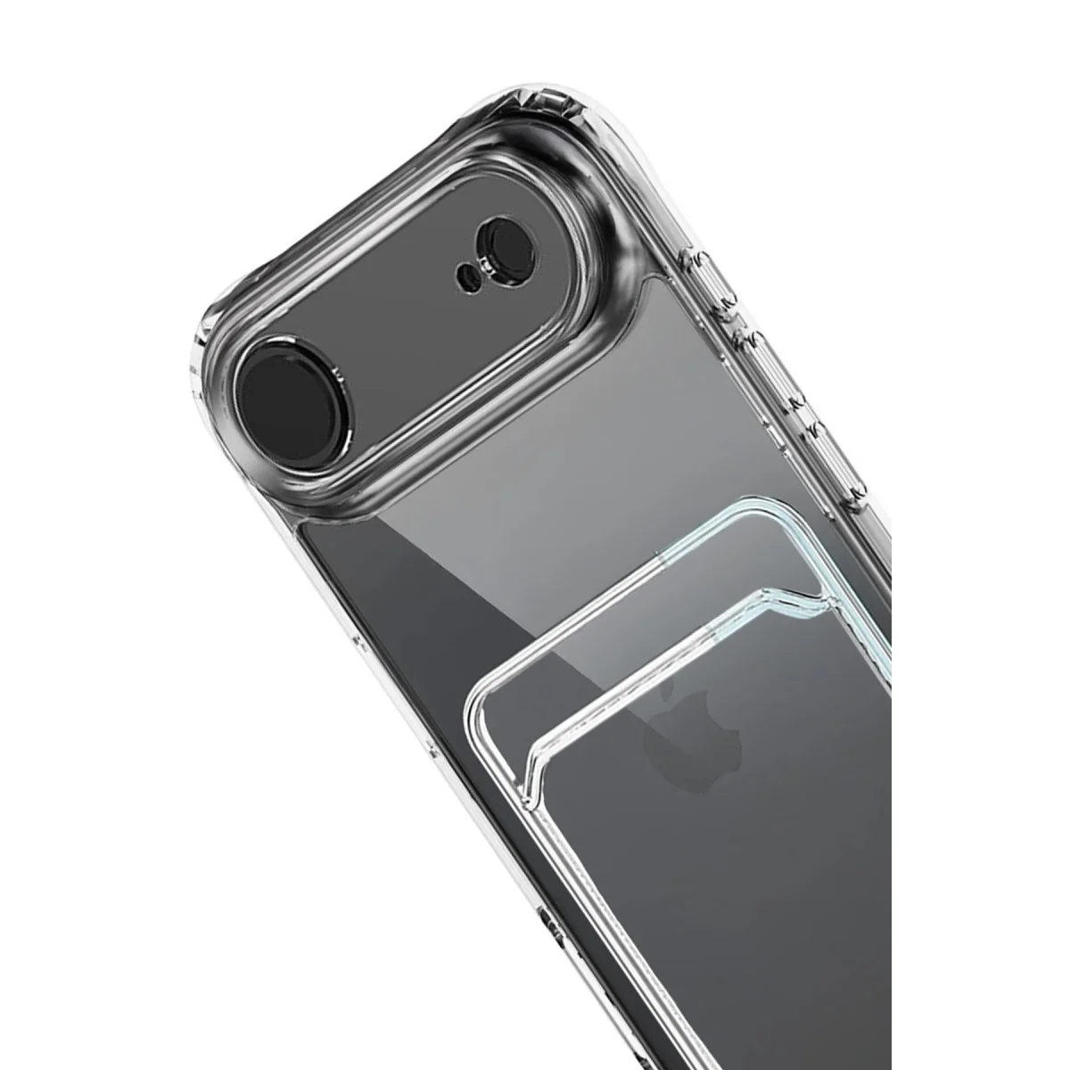 iPhone 17 Air Kart Şeffaf Silikon Kılıf - Şeffaf & Premium Koruma