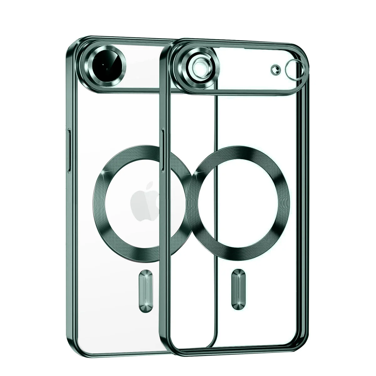 iPhone 17 Air Kross Magneticsafe Koyu Yeşil Kapak - Şeffaf ve Korumalı Kılıf