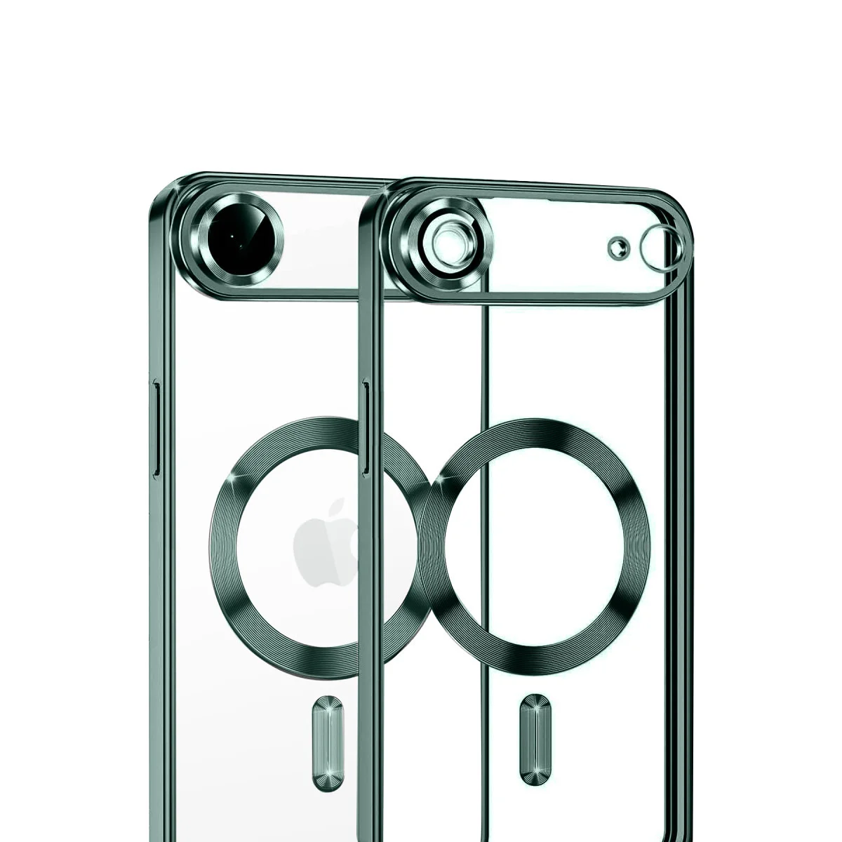 iPhone 17 Air Kross Magneticsafe Koyu Yeşil Kapak - Şeffaf ve Korumalı Kılıf