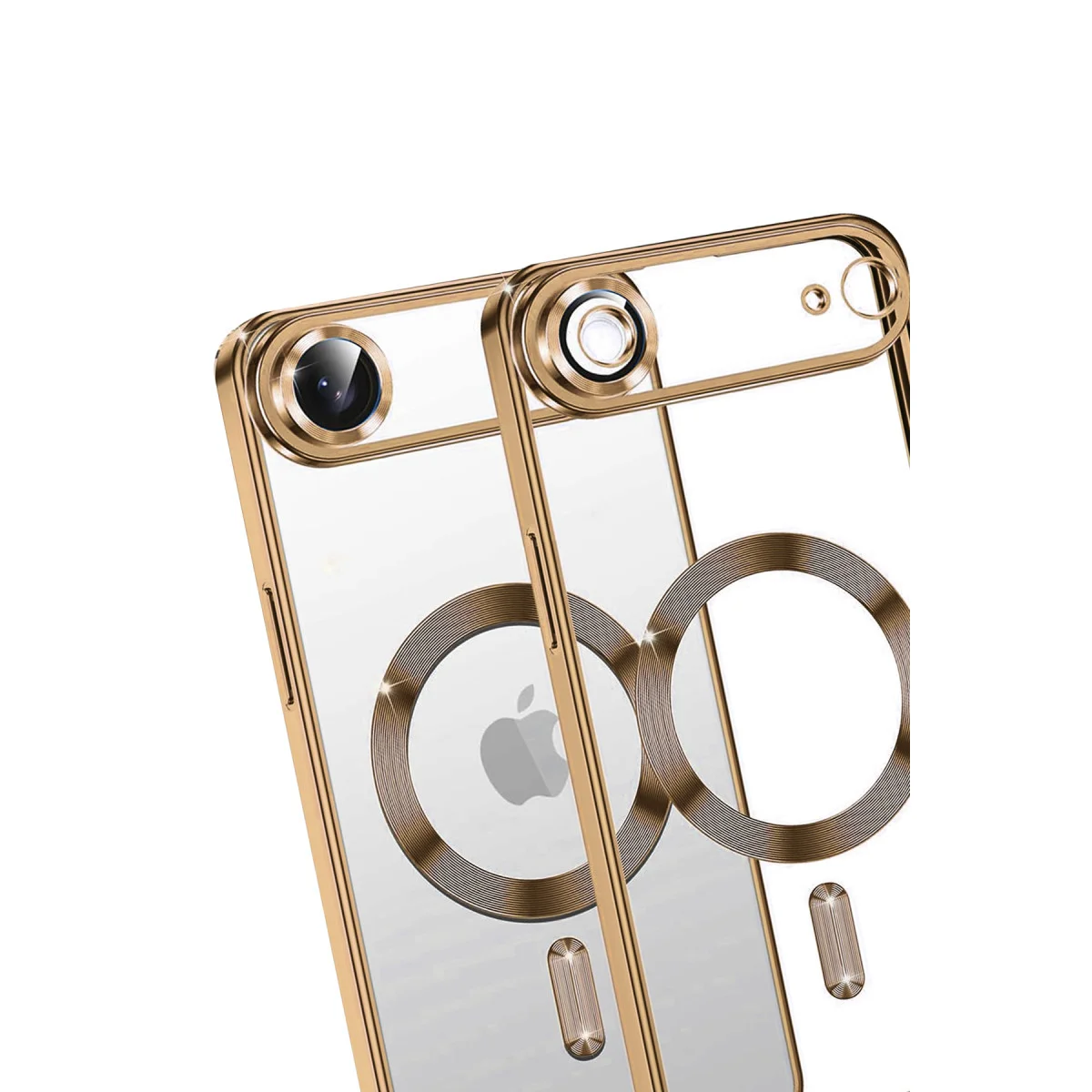 iPhone 17 Air Kross Magneticsafe Kapak - Çöl Titanyum, Ultra Şeffaf ve MagSafe Desteği