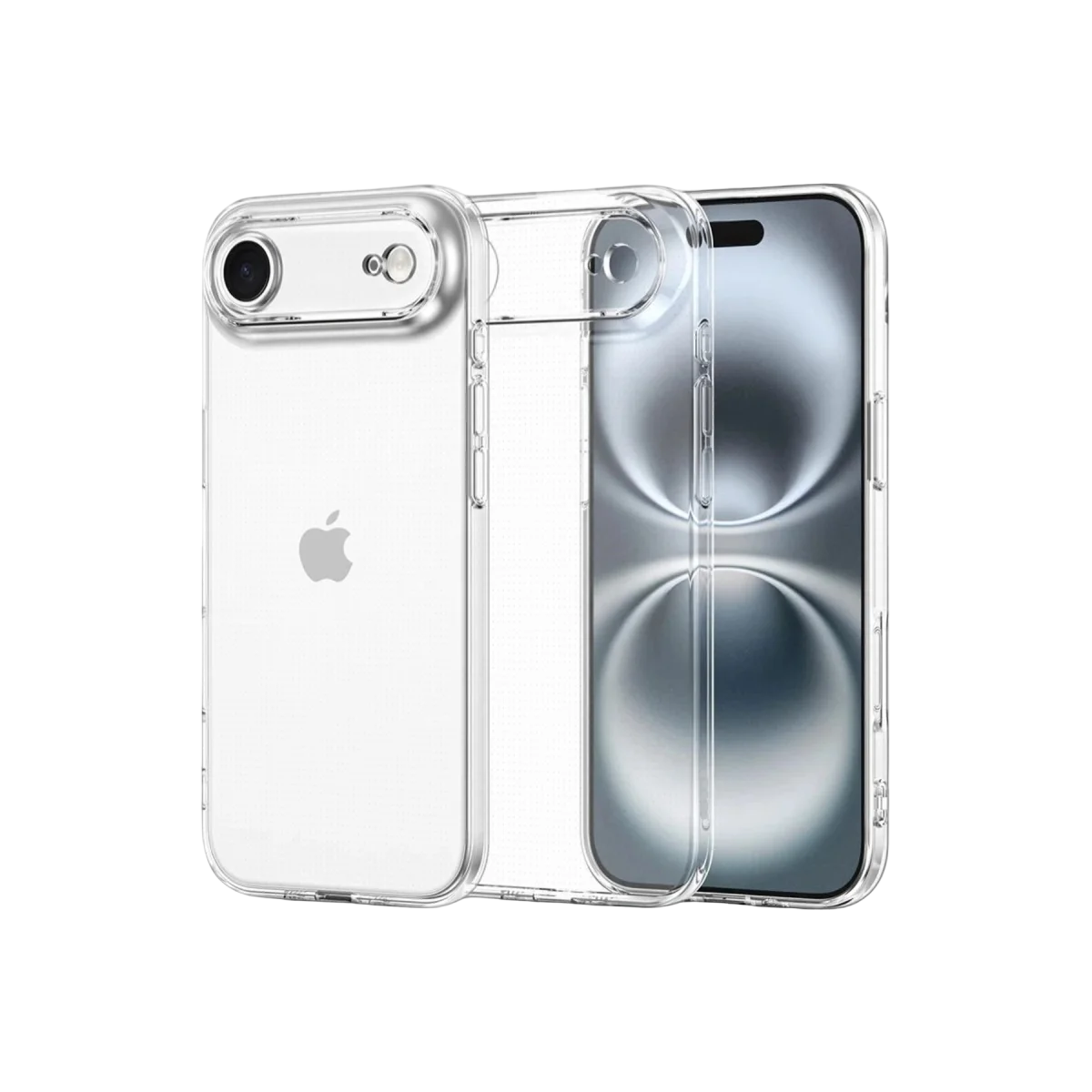 iPhone 17 Air Lüx Şeffaf Silikon Kılıf - Tasarımı Gösteren Güvenli Koruma