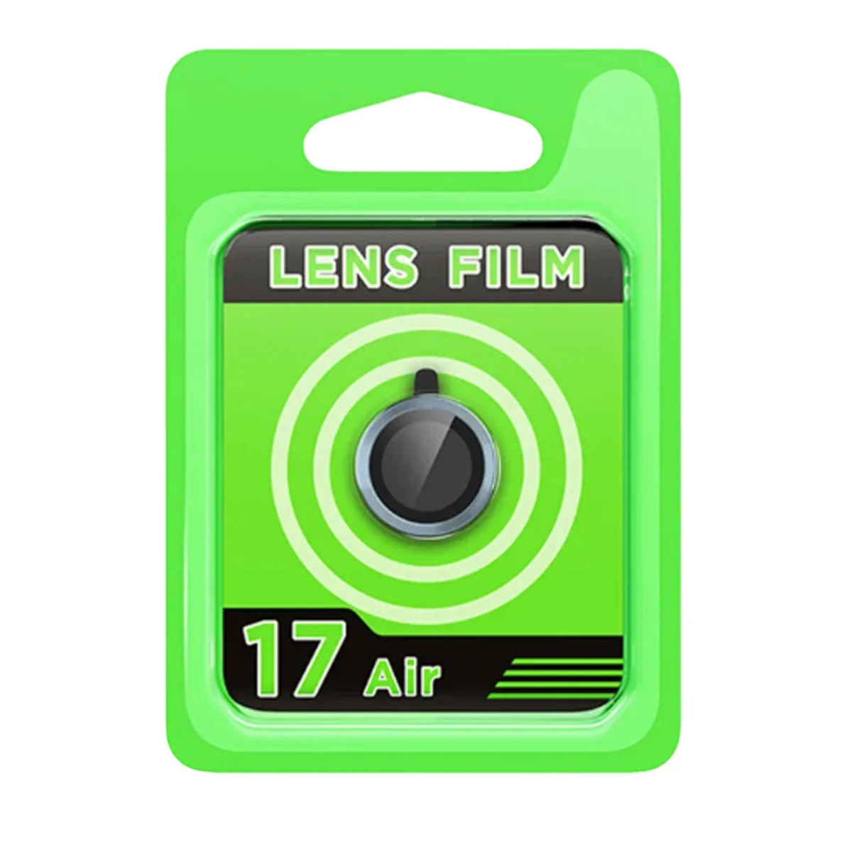 iPhone 17 Air Metal Kamera Lens Mavi Tempered Glass 3D HD AR Kaplama - Orijinal Çekim Kalitesi