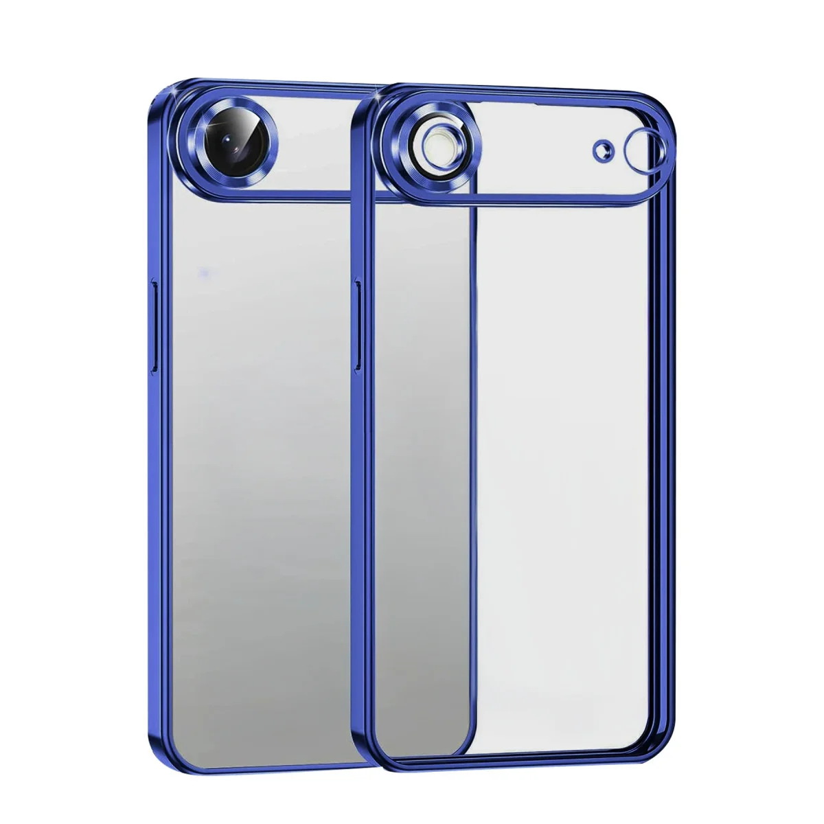 iPhone 17 Air Razer Lensli Silikon Kılıf - Lacivert