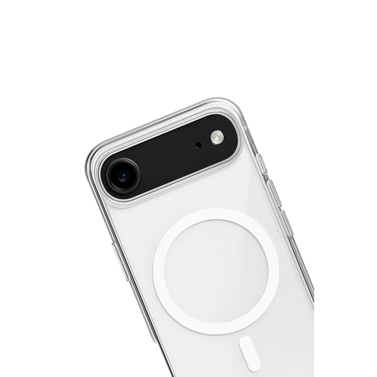 iPhone 17 Air Şeffaf Silikon Kılıf - MagSafe Uyumlu Kablosuz Şarj Koruması