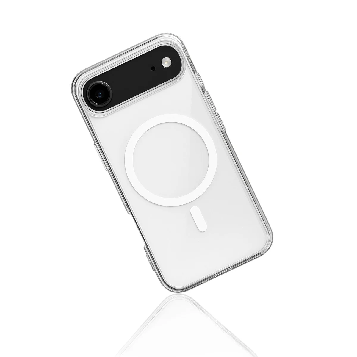 iPhone 17 Air Şeffaf Silikon Kılıf - MagSafe Uyumlu Kablosuz Şarj Koruması