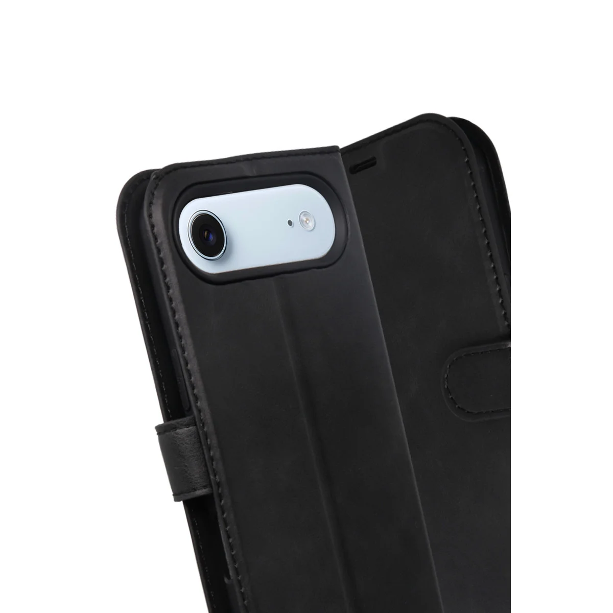 iPhone 17 Air Trend S Plus Kapaklı Kılıf ve Stand - Siyah Koruma ve Cüzdan Çözümü