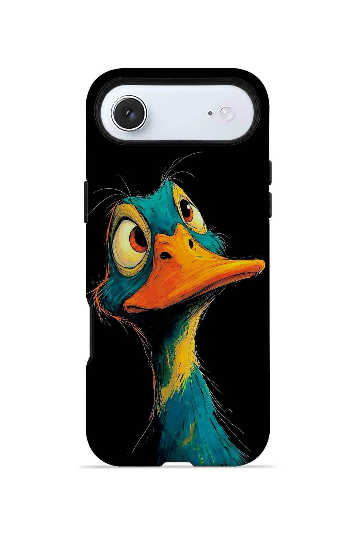 iPhone 17 Air Vorian MagSafe Çift Katmanlı Neon Ördekli Kılıf iPhone 17 Air Vorian MagSafe Çift Katmanlı Neon Ördekli Kılıf