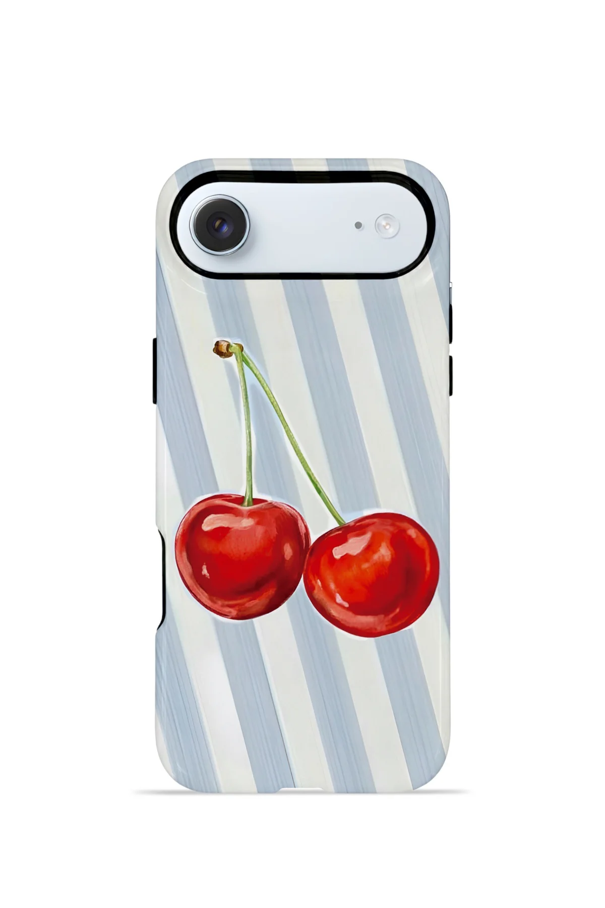 iPhone 17 Air Vorian Çift Katmanlı Kılıf Cherry Blue Stripe iPhone 17 Air Vorian Çift Katmanlı Kılıf Cherry Blue Stripe