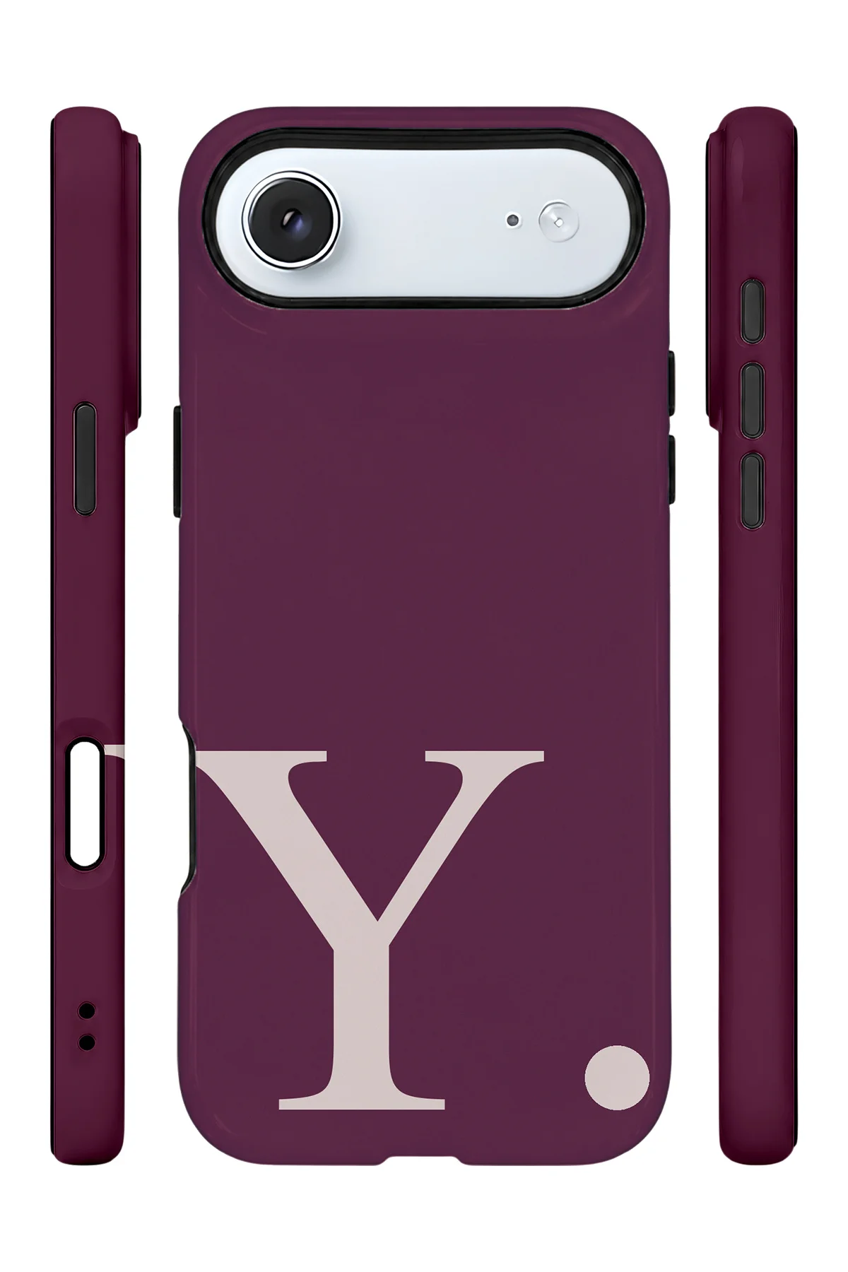 iPhone 17 Air Vorian Magsafe Çift Katmanlı Darbe Korumalı Kılıf Wine Blush Y