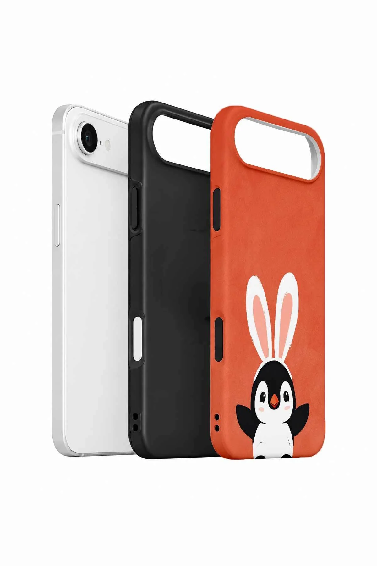 iPhone 17 Air Vorian Çift Katmanlı Tavşan Penguenli Kılıf iPhone 17 Air Vorian Çift Katmanlı Tavşan Penguenli Kılıf - Görsel 2
