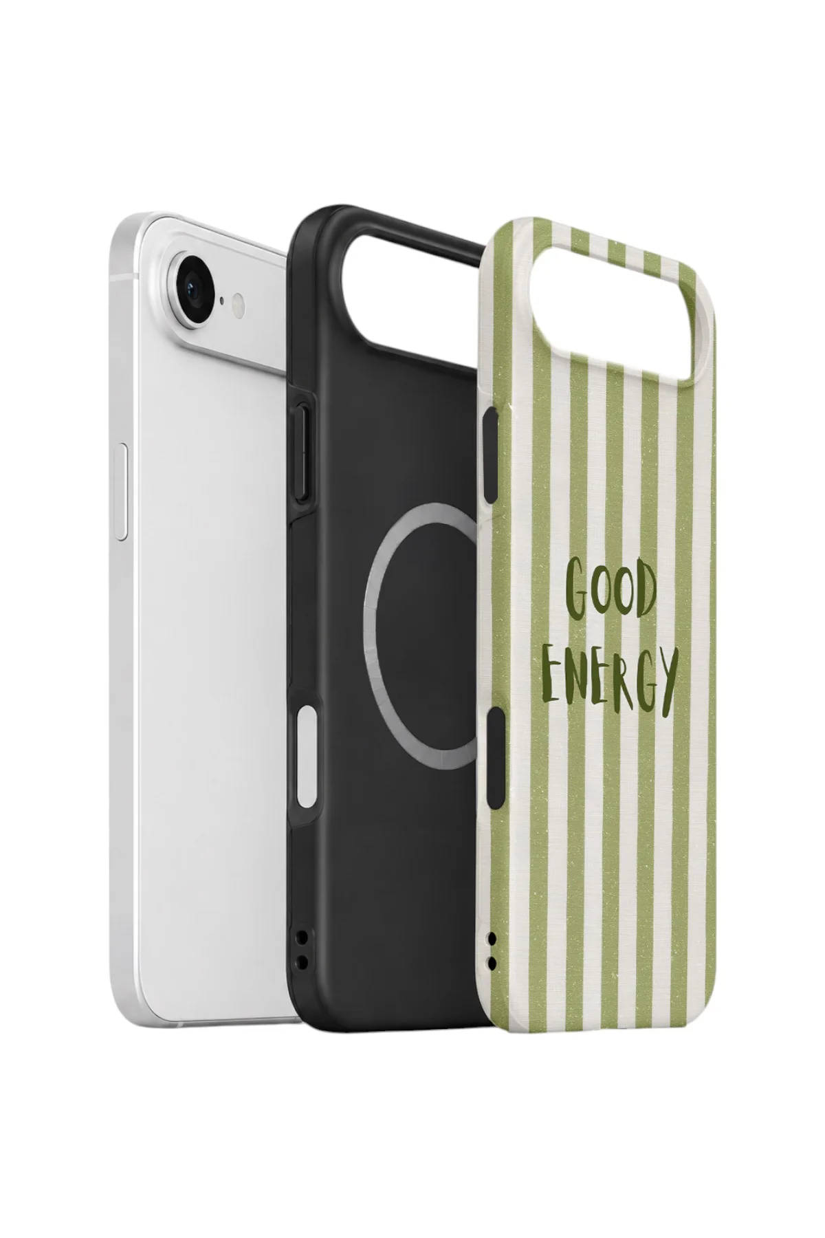 iPhone 17 Air Vorian Çift Katmanlı MagSafe Kılıf Good Energy Olive