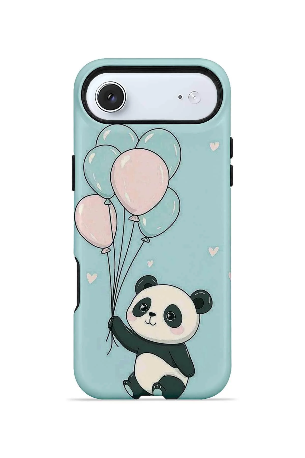 iPhone 17 Air Vorian MagSafe Çift Katmanlı Balonlu Pandalı Kılıf iPhone 17 Air Vorian MagSafe Çift Katmanlı Balonlu Pandalı Kılıf