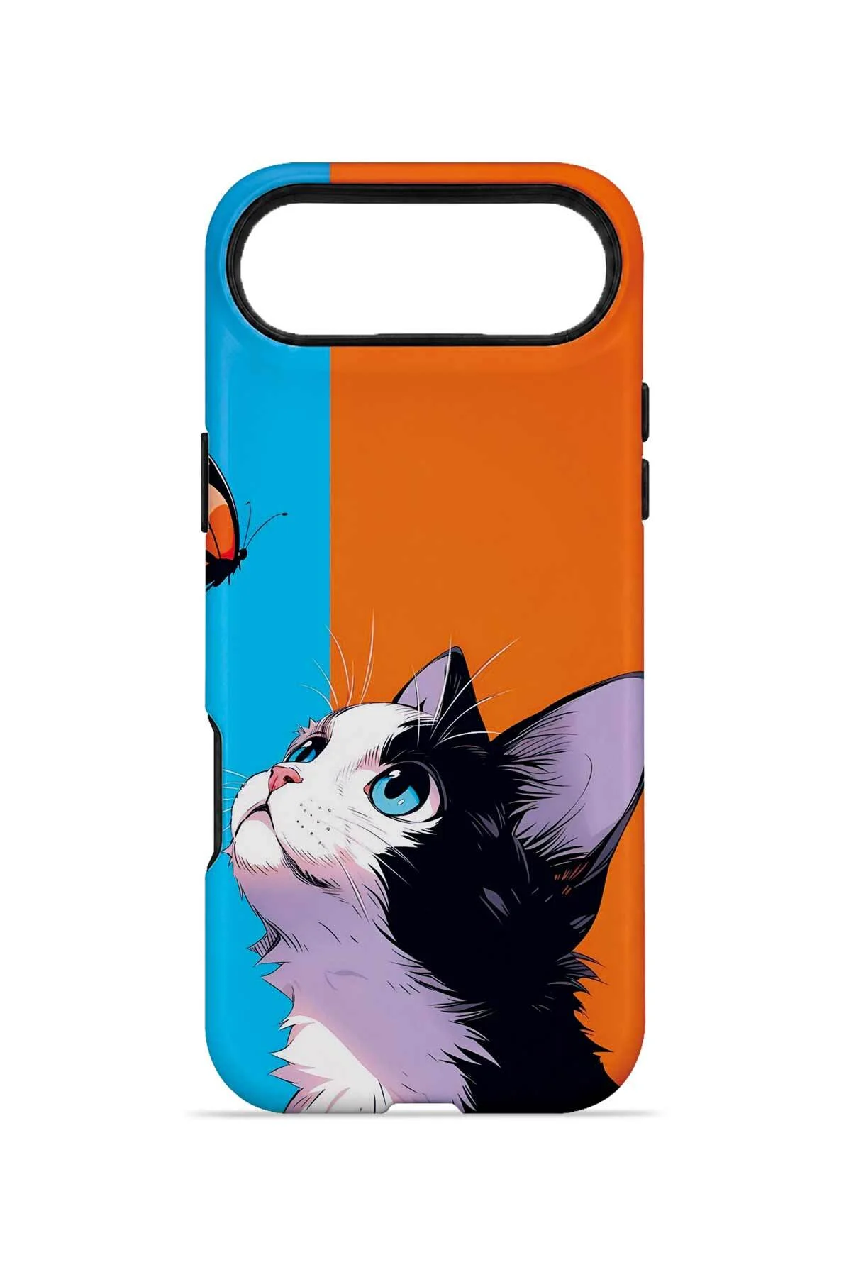 iPhone 17 Air Vorian Çift Katmanlı Kelebekli Kılıf - Görsel 4