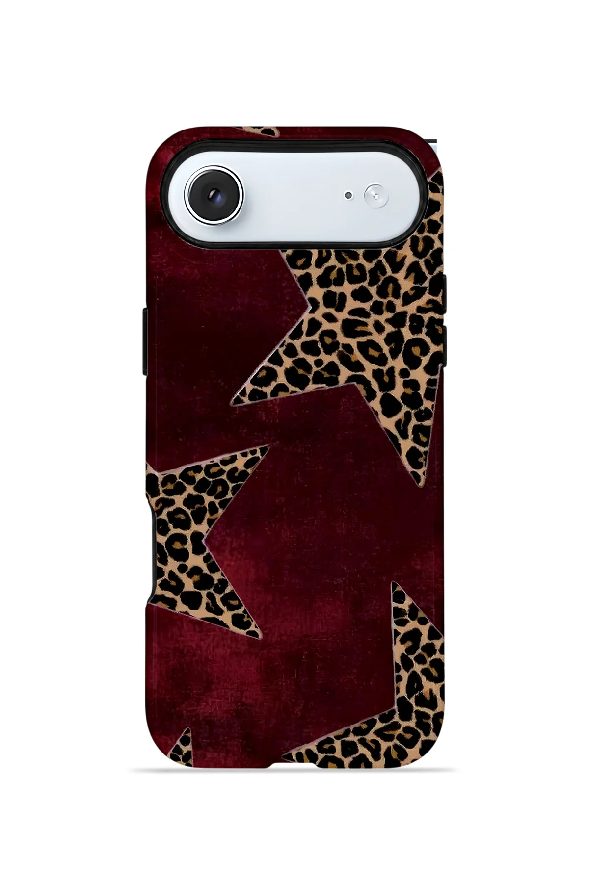 iPhone 17 Air Vorian Çift Katmanlı MagSafe Kılıf Bordeaux Leopard Star iPhone 17 Air Vorian Çift Katmanlı MagSafe Kılıf Bordeaux Leopard Star