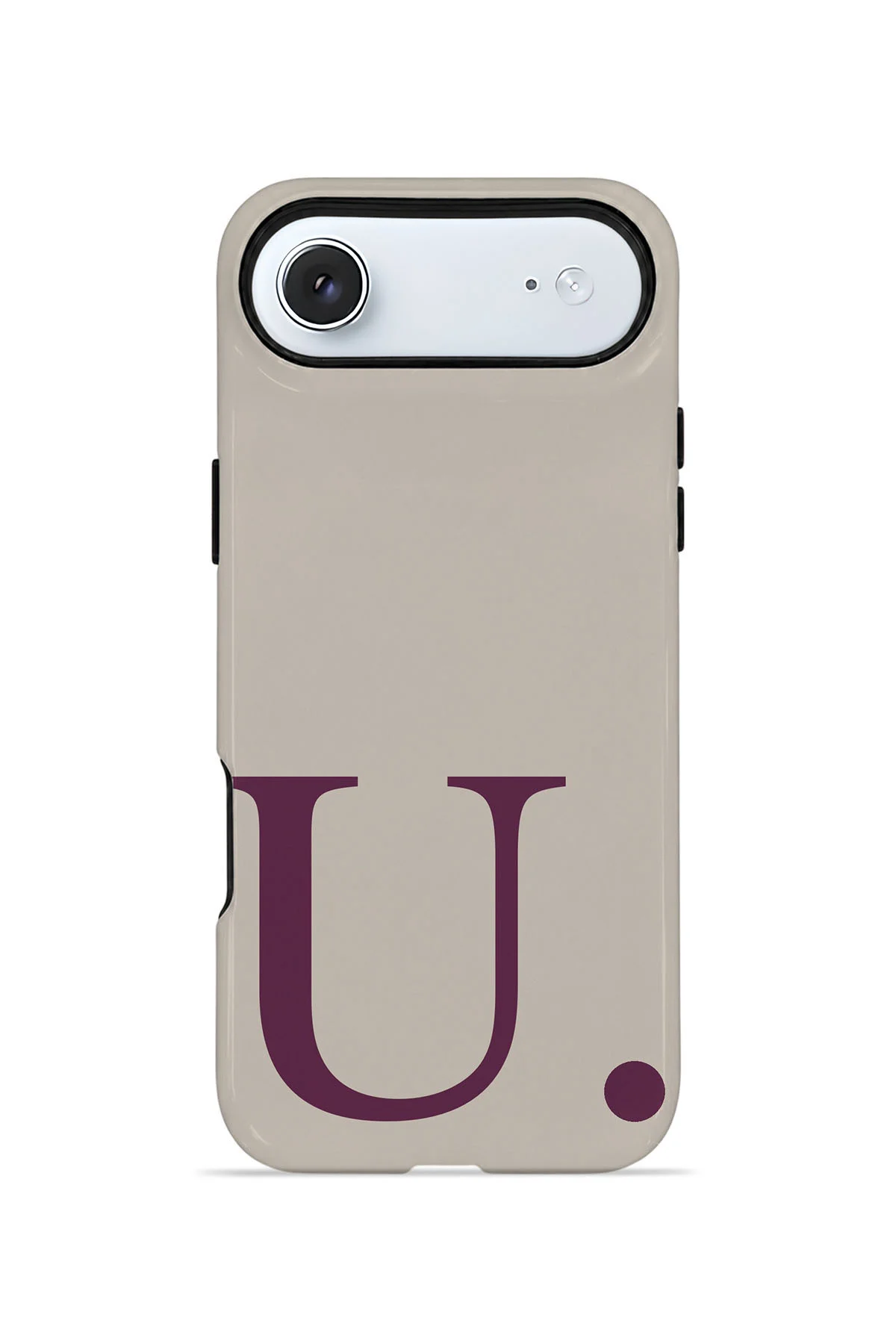 iPhone 17 Air Vorian Magsafe Çift Katmanlı Darbe Korumalı Kılıf Greige Wine U