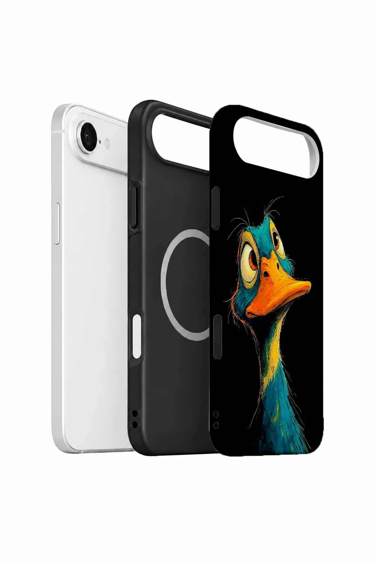iPhone 17 Air Vorian MagSafe Çift Katmanlı Neon Ördekli Kılıf iPhone 17 Air Vorian MagSafe Çift Katmanlı Neon Ördekli Kılıf - Görsel 2