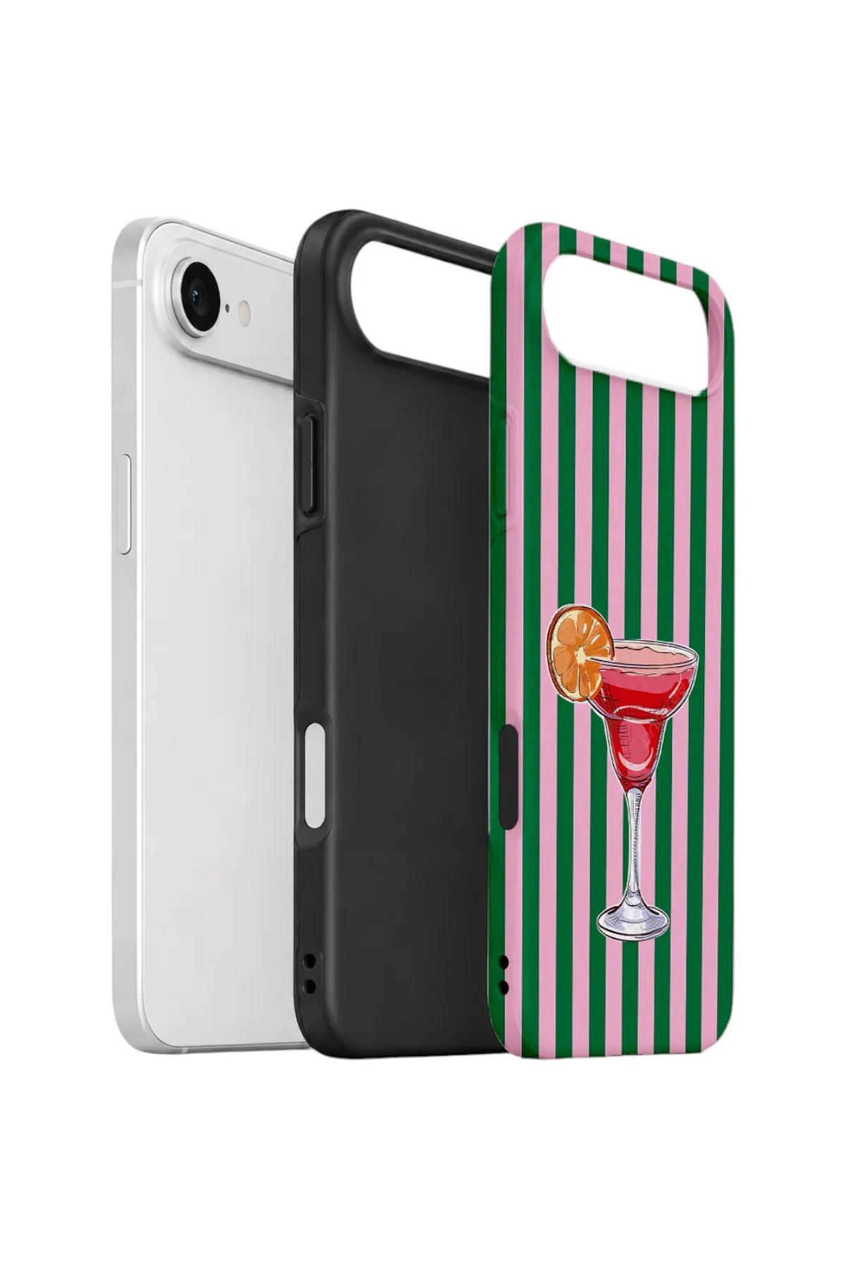 iPhone 17 Air Vorian Çift Katmanlı Kılıf Pink Citrus Cocktail