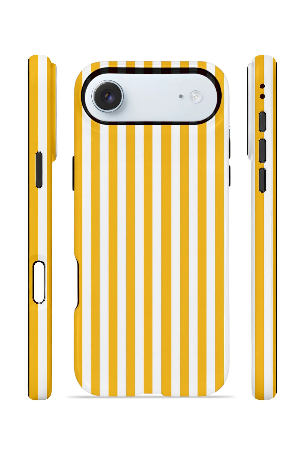 iPhone 17 Air Vorian Çift Katmanlı MagSafe Kılıf Golden Pinstripe