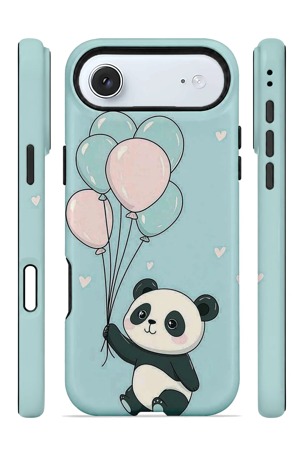 iPhone 17 Air Vorian MagSafe Çift Katmanlı Balonlu Pandalı Kılıf iPhone 17 Air Vorian MagSafe Çift Katmanlı Balonlu Pandalı Kılıf - Görsel 3