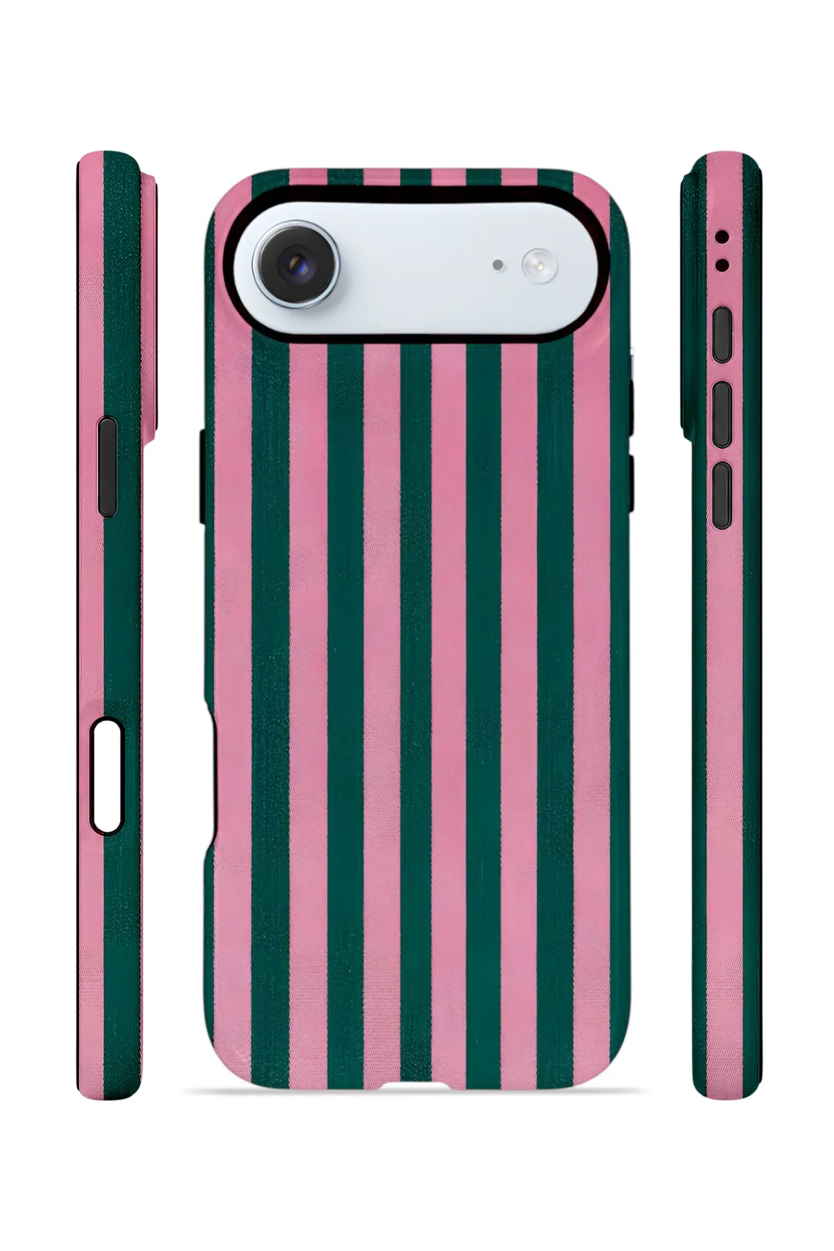iPhone 17 Air Vorian Çift Katmanlı Kılıf Pink Navy Cabana