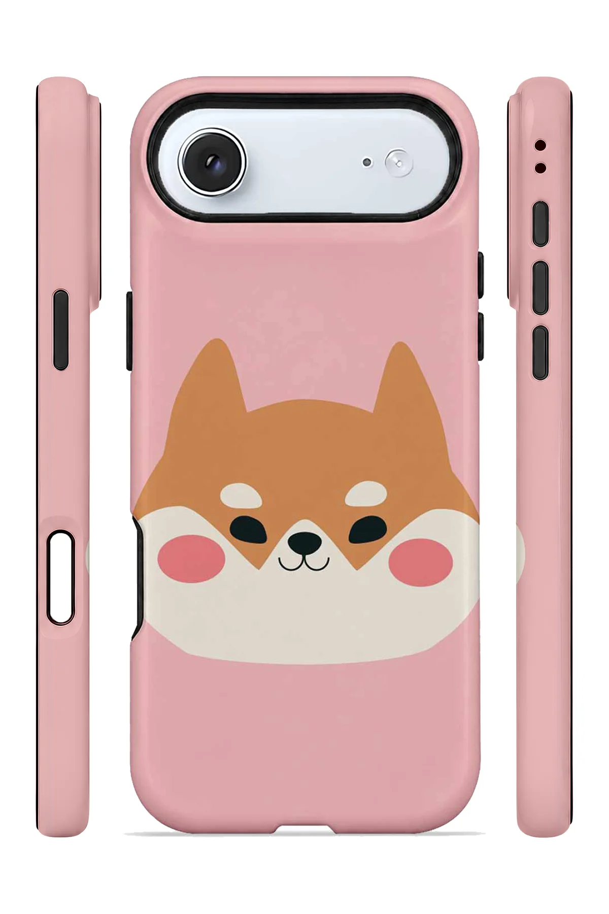 iPhone 17 Air Vorian Çift Katmanlı Shiba Köpekli Kılıf - Görsel 3