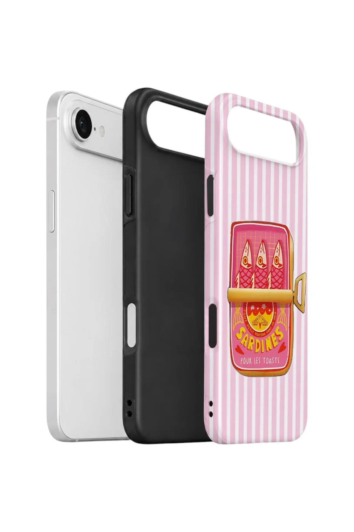 iPhone 17 Air Vorian Çift Katmanlı Kılıf Sardine Club Pink
