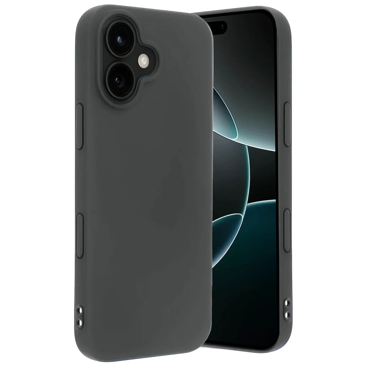 iPhone 17 First Serisi Silikon Kılıf Gri - Minimal ve Ultra Koruyucu Tasarım