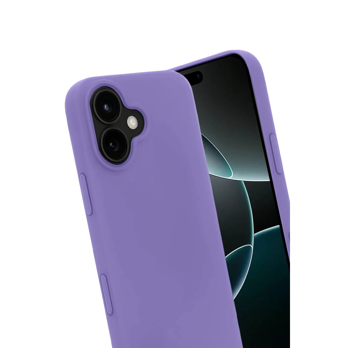 iPhone 17 First Serisi Silikon Kılıf Lila - Estetik ve Maksimum Koruma
