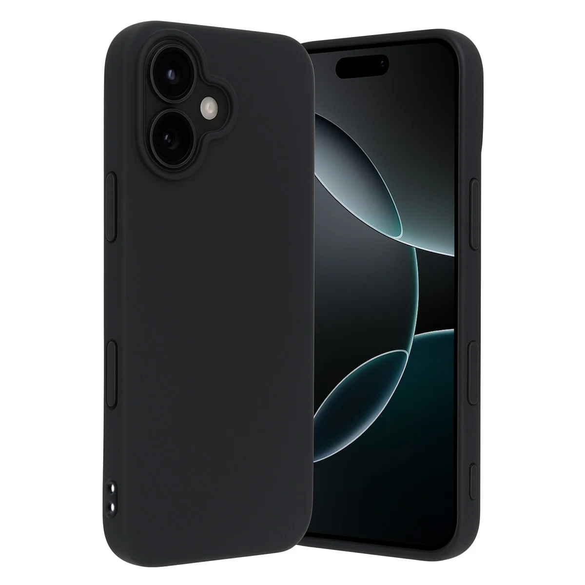 iPhone 17 First Silikon Kılıf Siyah - Şık Tasarım ve Maksimum Koruma