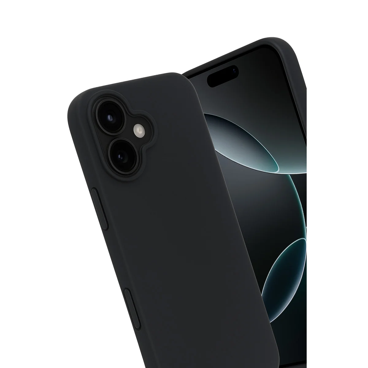 iPhone 17 First Silikon Kılıf Siyah - Şık Tasarım ve Maksimum Koruma