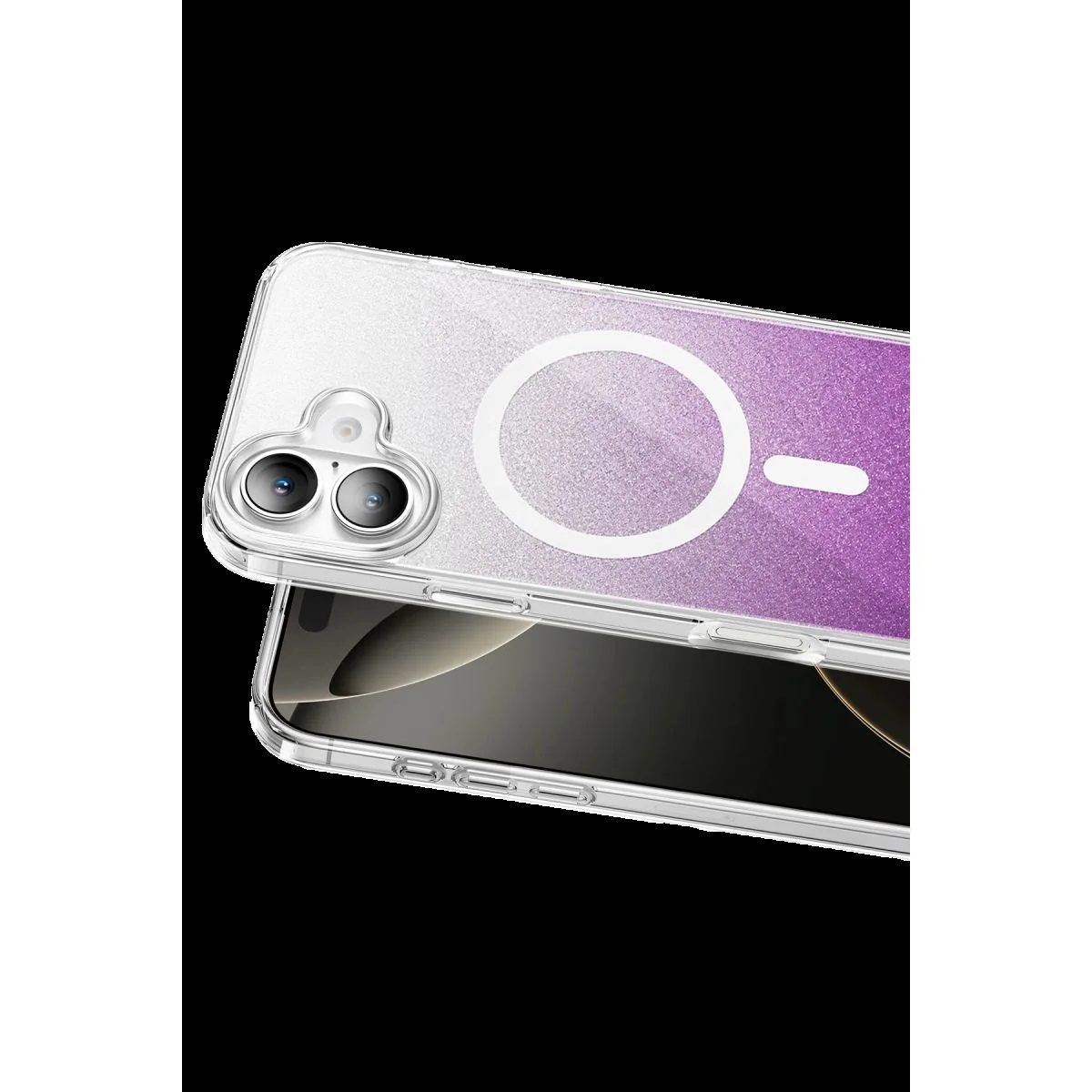 iPhone 17 ile Uyumlu Sora Simli Magsafe Kılıf - Mor | Kristal Şeffaf & Parmak İzi Bırakmaz Fiyatı, Yorumları ve Özellikleri