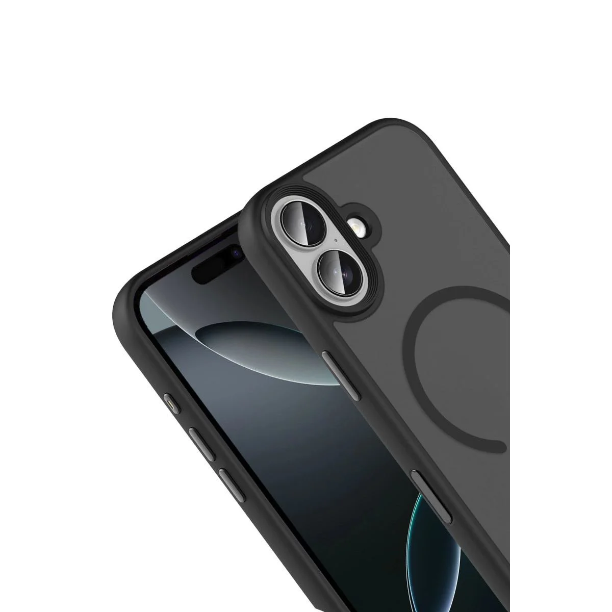 iPhone 17 ile Uyumlu Megane MagSafe Kılıf - Siyah, 360° Askeri Sınıf Koruma iPhone 17 ile Uyumlu Megane MagSafe Kılıf - Siyah, 360° Askeri Sınıf Koruma