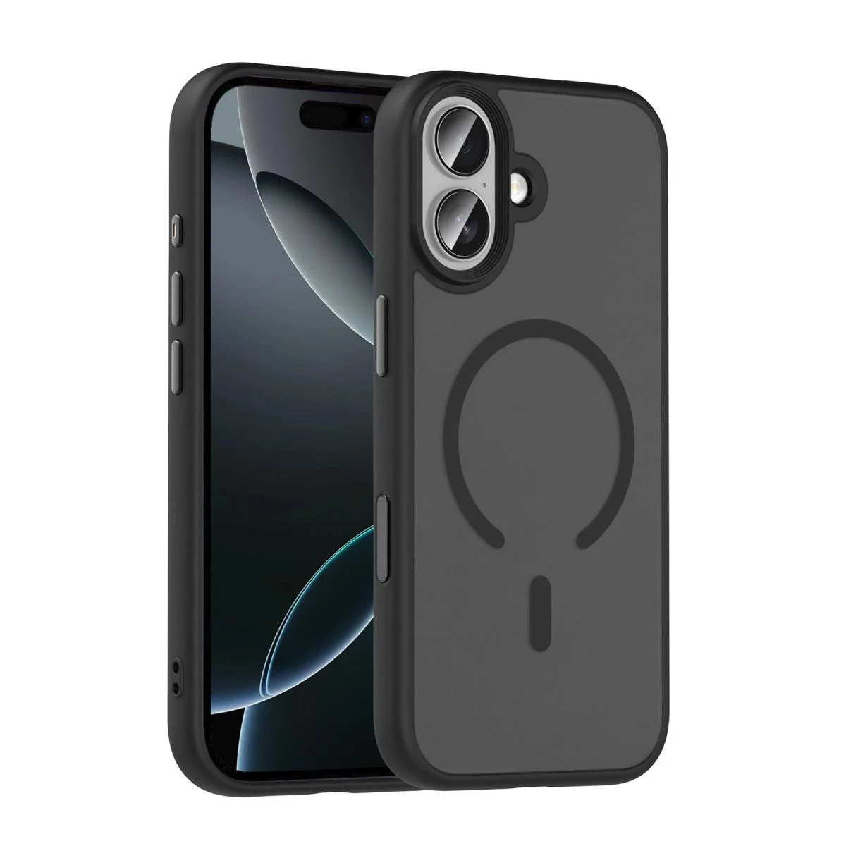 iPhone 17 ile Uyumlu Megane MagSafe Kılıf - Siyah, 360° Askeri Sınıf Koruma iPhone 17 ile Uyumlu Megane MagSafe Kılıf - Siyah, 360° Askeri Sınıf Koruma