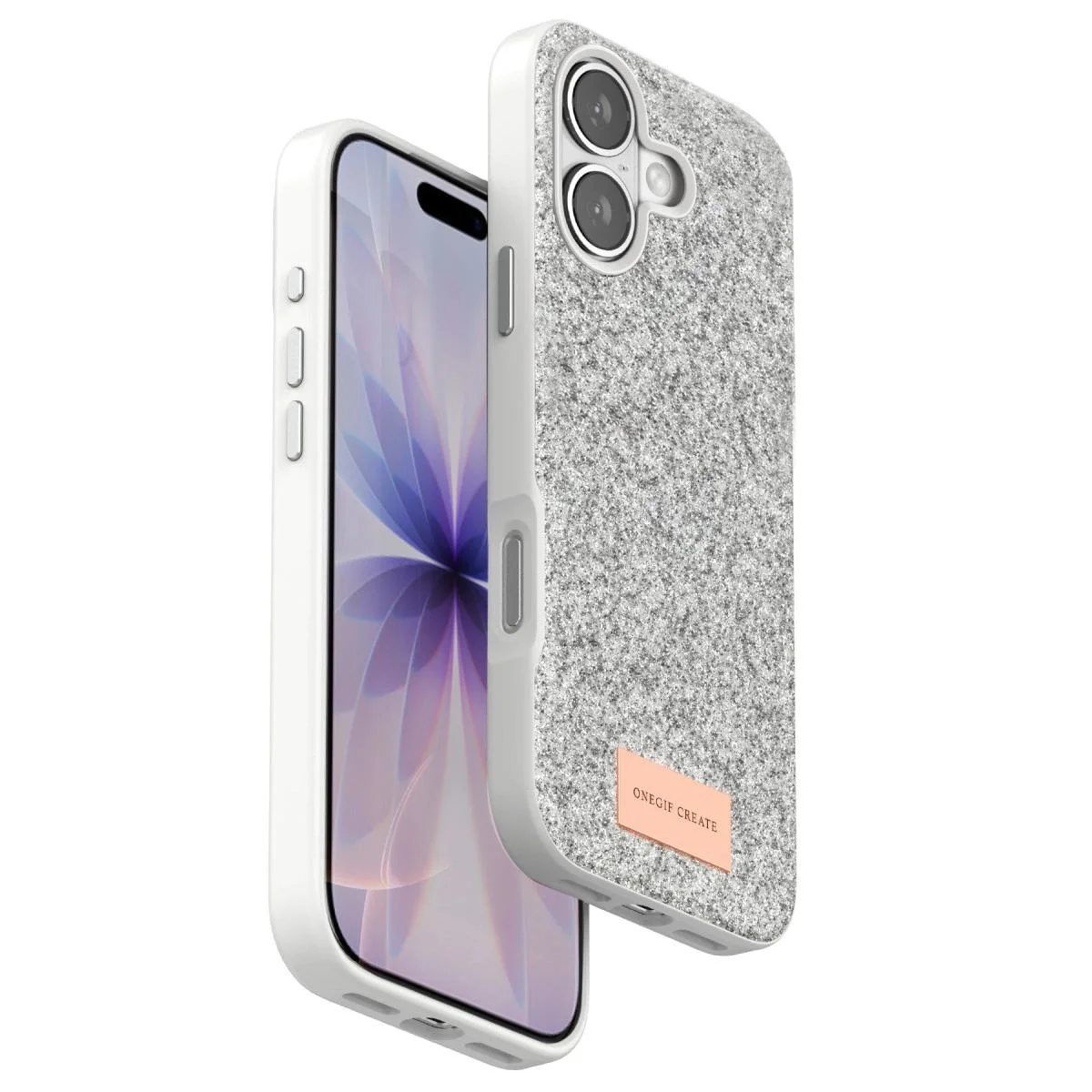 iPhone 17 ile Uyumlu Bright Simli Kapak - Beyaz | Boncuk İşlemeli Şık Kılıf iPhone 17 ile Uyumlu Bright Simli Kapak - Beyaz | Boncuk İşlemeli Şık Kılıf