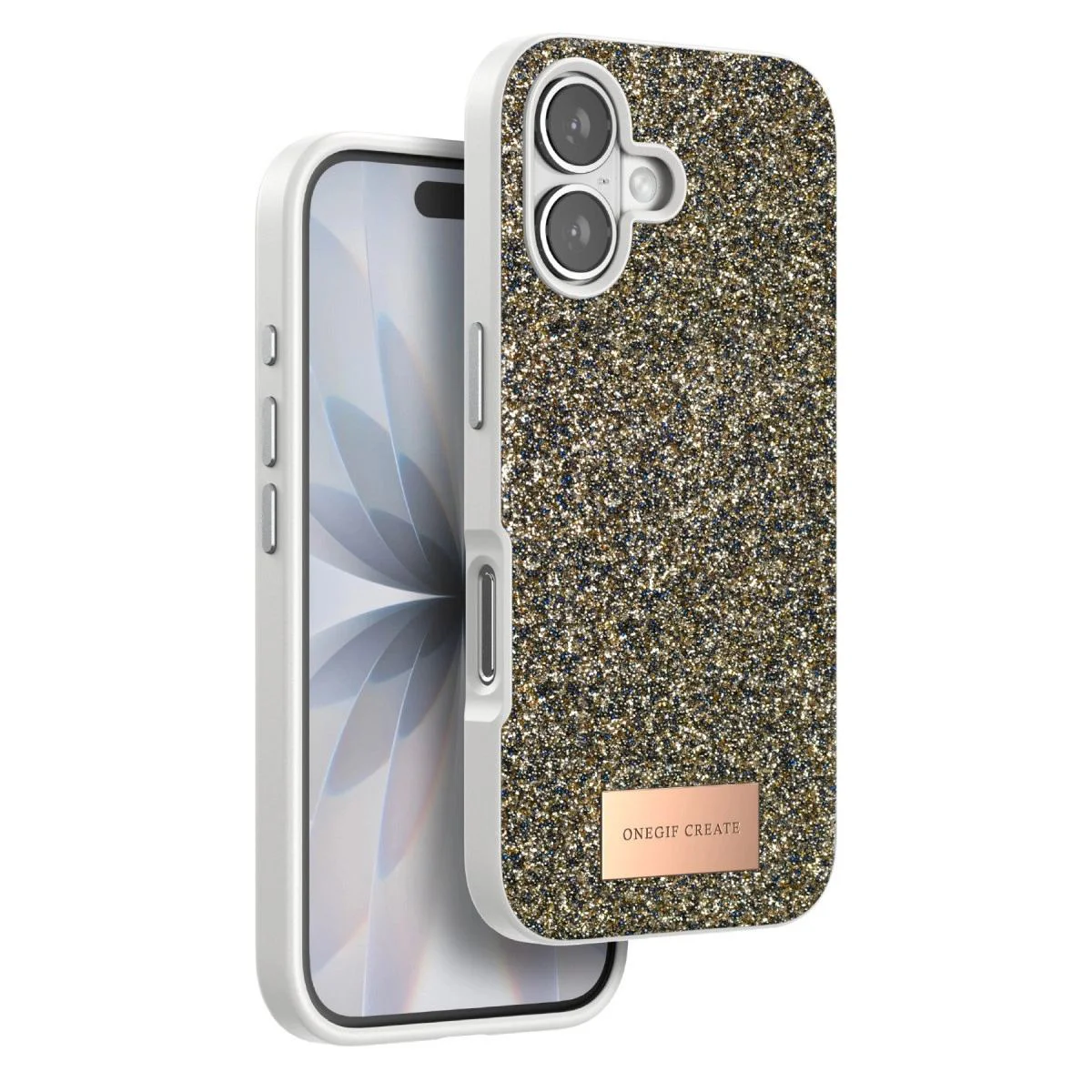 iPhone 17 ile Uyumlu Bright Simli Kapak - Çöl Titanyum Boncuk İşlemeli Fiyatı, Yorumları ve Özellikleri