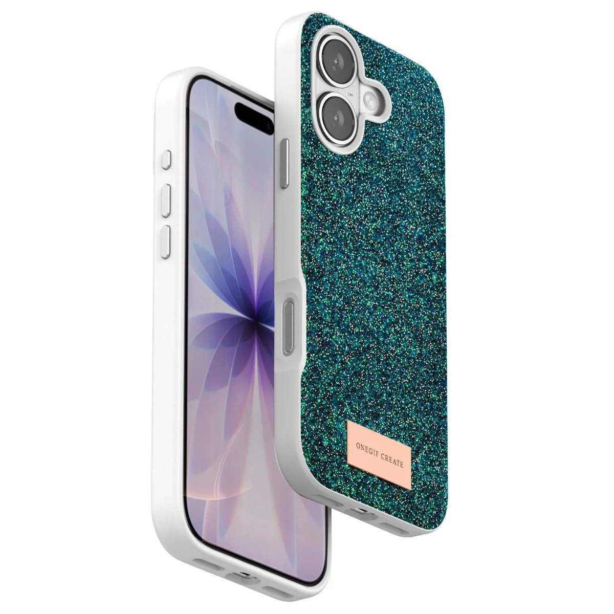 iPhone 17 ile Uyumlu Bright Simli Kapak - Koyu Yeşil Boncuk İşlemeli Fiyatı, Yorumları ve Özellikleri
